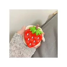 ყურსასმენის ქეისი Silicone Case For AirPods 2nd gen - Strawberry, 3 image