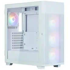 კომპიუტერის ქეისი Zalman PC case  S5 Neo without PSU, 1xUSB3.1, 1xUSB2.0, 4x120mm FRGB, VGA 390mm, LCS ready, TG Side Panel, ATX, white, 3 image