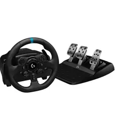 კომპიუტერული საჭე და პედლები LOGITECH G923 Racing Wheel and Pedals - PC/PS - BLACK - USB, 2 image