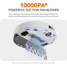 მტვერსასრუტი Xiaomi Robot Vacuum S40 (white) (OV81), 4 image