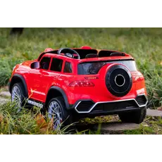 ბავშვის ელექტრო მანქანა mercedes-benz WN-609-RED, ტყავის სავარძლით, 4 image