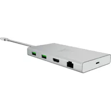 დოქ სადგური Razer Docking Station USB-C Dock, 11 Port, 7.1, mercury Edition, 3 image
