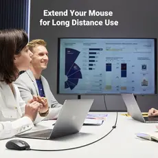 USB დამაგრძელებელი UGREEN US129 (90722), USB 3.0 Male to USB Female, Extension Male Cable, 5m, Black, 6 image