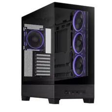 კომპიუტერის ქეისი Asus A31 PLUS 4x120mm ARGB Fans Mid Tower Black - 90DC00R0-B19000, 2 image