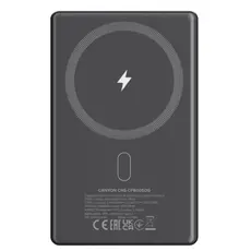 პორტატული დამტენი CANYON power bank OnPower 505 slim Magnetic 5000 Dark Gray (CNS-CPB505DG), 4 image