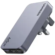 მობილურის დამტენი UGREEN X753 (25356) Nexode Pro, 65W, USB, Type-C, Ultra Slim Travel Adapter, Grey, 3 image