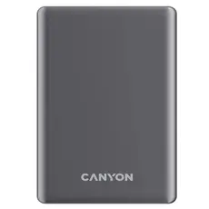 პორტატული დამტენი CANYON power bank OnPower 505 slim Magnetic 5000 Dark Gray (CNS-CPB505DG)