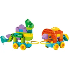 ლეგო LEGO Constructor DUPLO Town 3in1 Dinosaurs on Wheels, 8 image