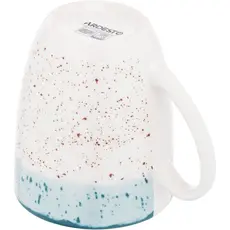 ჭიქა Ardesto Mug Siena, 360ml, porcelain, white-blue, 4 image