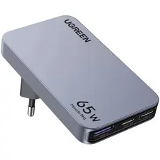 მობილურის დამტენი UGREEN X753 (25356) Nexode Pro, 65W, USB, Type-C, Ultra Slim Travel Adapter, Grey, 2 image