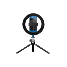 მობილურის სამაგრი Celly ClickPro Portable Tripod+Flash Light RGB Black, 3 image