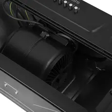 გამწოვი Ardesto Hood integrated, 52cm, 700m3h, metal, 2х1W LED, button," black, 4 image