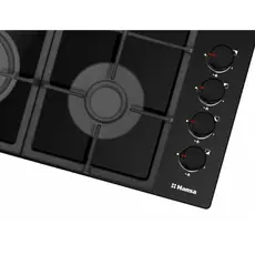 ქურის ზედაპირი Hansa Hob gas, 59cm, cast-iron, black, 3 image
