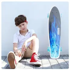 სკეიტბორდი M350YST-ALI მანათობელი ბორბლები და სახელურით, 5 image