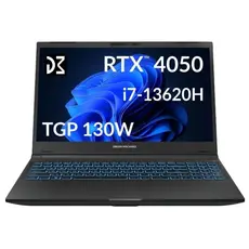 ნოუთბუქი Dream Machines Notebook RG4050-15 15.6FHD IPS, Intel i7-13620H, 16GB, F1TB, NVD4050-6, DOS, black