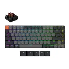 კლავიატურა Keychron K3 V3 84 keys, K Red, BT/USB-A, RGB, black, 3 image