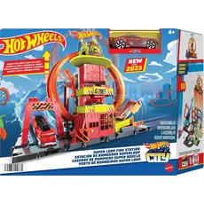 სათამაშო კომპლექტი Mattel HW City Super Fire Station Station, 5 image