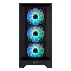 ქეისი 2E 2E-G2302B Dominator Pro, Computer Case, MidT, ATX, Mini-ITX, Micro-ATX, 2xUSB3.0, USBType-C, Black, 3 image