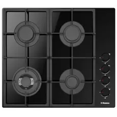 ქურის ზედაპირი Hansa Hob gas, 59cm, cast-iron, black