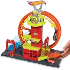 სათამაშო კომპლექტი Mattel HW City Super Fire Station Station, 3 image