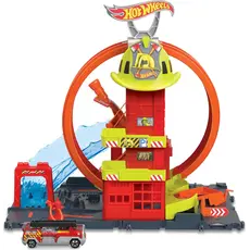 სათამაშო კომპლექტი Mattel HW City Super Fire Station Station, 2 image