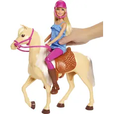 ბარბის თოჯინა MATTEL Barbie Doll & Horse, 3 image