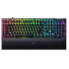 კლავიატურა Razer Keyboard mechanical BlackWidow V4, 114key, Green Switch, USB-A, EN, RGB, black, 2 image