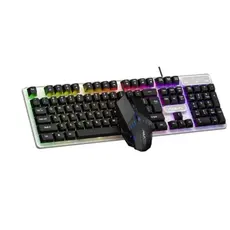 კლავიატურა AULA F2023 Wired USB Membrane Gaming Keyboard Black, 3 image