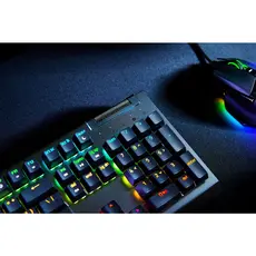 Razer Keyboard mechanical BlackWidow V4 X, 110key, Yellow Switch, USB-A, EN, RGB, black, 7 image