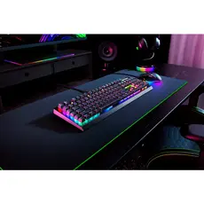 Razer Keyboard mechanical BlackWidow V4 X, 110key, Yellow Switch, USB-A, EN, RGB, black, 8 image