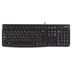 კლავიატურა LOGITECH K120 Corded Keyboard - BLACK - USB - RUS