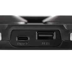 ნოუთბუქის გამაგრილებელი 2E GAMING Laptop stand CPG-011, up to 17.3", 1xUSB-A, 1xUSB-C, LCD, RGB, black, 5 image