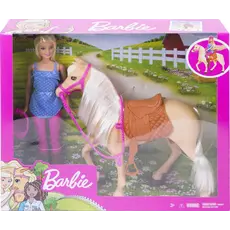 ბარბის თოჯინა MATTEL Barbie Doll & Horse, 7 image