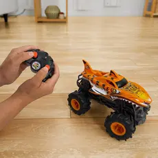 სათამაშო მანქანა Mattel Hot Wheels Monster Trucks 1:24 Tiger SharkTM RC Vehicle, 6 image