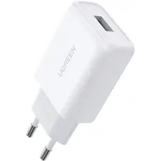 მობილურის დამტენი UGREEN CD122 (10133), 18W, USB Fast Charger, White, 2 image