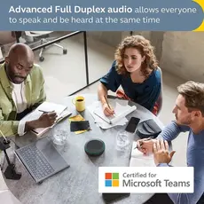 საკონფერენციო დინამიკი Jabra 2775-319 Speak2 75, Bluetooth, Portable USB Conference Speakerphone, Dark Grey, 7 image