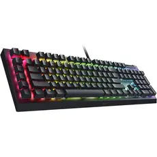 კლავიატურა Razer Keyboard mechanical BlackWidow V4 X, 110key, Yellow Switch, USB-A, EN/RU, RGB, black, 4 image