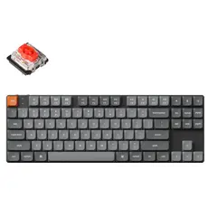 კლავიატურა Keychron K1 Max 84 keys, Gateron Red, WL/BT/USB-A, RGB, black, 3 image