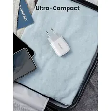 მობილურის დამტენი UGREEN CD122 (10133), 18W, USB Fast Charger, White, 8 image