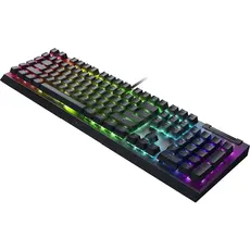 კლავიატურა Razer Keyboard mechanical BlackWidow V4 X, 110key, Yellow Switch, USB-A, EN/RU, RGB, black, 3 image