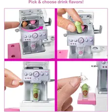 სათამაშო კომპლექტი MATTEL Barbie Coffee Shop Playset, 4 image