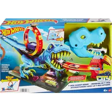 სათამაშო კომპლექტი Mattel HW City T-Rex Chomp Down, 6 image