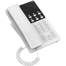 IP ტელეფონი Grandstream GHP620, White Compact Hotel IP Phones, 2 lines, 2 SIP accounts, One 10/100 Mbsps Ethernet ports, PoE, No PSU included, 3 image