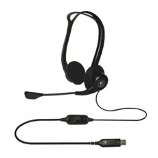 ყურსასმენი LOGITECH PC960 Corded Stereo Headset BLACK - USB, 3 image