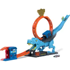 სათამაშო კომპლექტი Mattel HW City T-Rex Chomp Down, 2 image