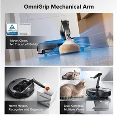 მტვერსასრუტი Roborock Robot Vacuum Saros Z70, 7 image