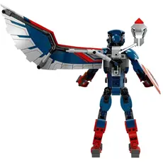 ლეგო LEGO Marvel Sam Wilson Captain America Buildable Figure, 4 image