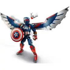 ლეგო LEGO Marvel Sam Wilson Captain America Buildable Figure, 3 image