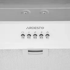 ჩასაშენებელი გამწოვი Ardesto Hood integrated, 52cm, 700m3h, metal, 2х1W LED, button,"white, 5 image