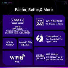 დედა დაფა ASUS ROG Strix Z890-E Gaming WiFi, 11 image